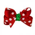 3929D Holiday Dotted Four Way Bow