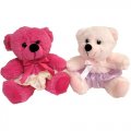 6306PH Dance Bear Pair - Pink and Hot Pink (Set of 2)
