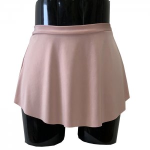 4470DR Ladies Hi Low Skirt (Dusty Rose)