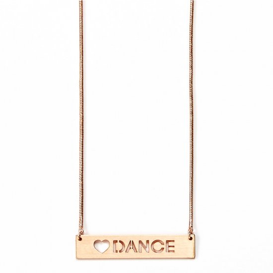 2772 Rose Gold Dance Necklace - Click Image to Close