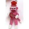 2813 I Love Dance Sock Monkey 6"