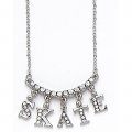 2736B Skate Word Necklace