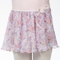 4311PF Girls Pink Floral Pull On Skirt