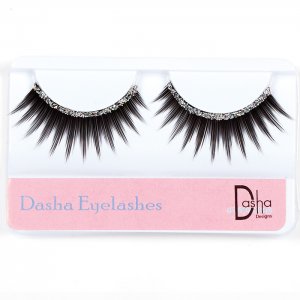 2481A Glitter Eyelashes with Glue (Point)