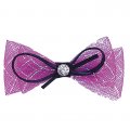 3900 Iridescent Mesh Bow with Stone