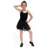 4333 Foil Flower Two Layer Skirt