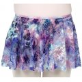 4440 Girls Feather-Dyed Tapered Pull On Skirt
