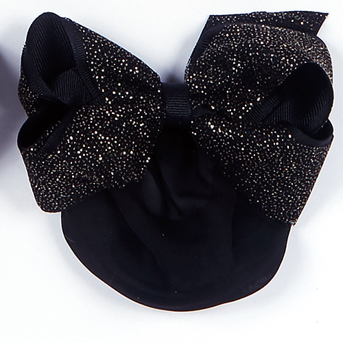 4034 Golden Sparkle Bow with Snood - Click Image to Close