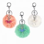 2824B Ballerina Keychain Pouf (Set of 3)
