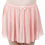 4434Pk Girls Mesh Skirt (Pink)