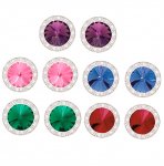 2710C 17mm Clip Performance Earrings (Select Colors)