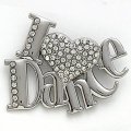 2602 I Love Dance Pin