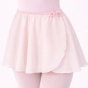 4431Pk Girls Georgette Mock Wrap (Pink)