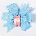 3915 Pinwheel Bow w Ballet Shoes
