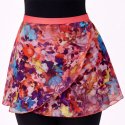 4491FS Ladies 12" Floral Splash Chiffon Wrap