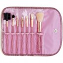 2458A Rose Gold Cosmetic Brush Set with Pouch