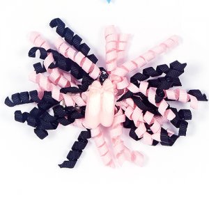 3944 Curly Ribbons Bow with Shoes (Set of 2)