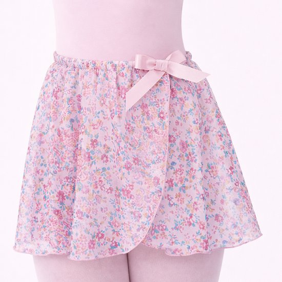 4461As Girls Assorted Mock Wrap with Ribbon Bow - Click Image to Close