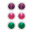 2710C 17mm Clip Performance Earrings (Select Colors)