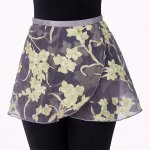 4486DG Ladies 14" Floral Expressions Print Wrap (Dark Grey)