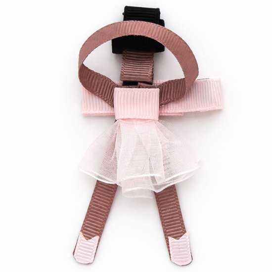 3949A Ballerina Hair Clip (Dark Skin) - Click Image to Close