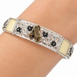 2760 Opalescent Ballet Shoe Bracelet