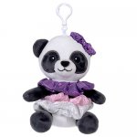 6367 Scrunch Bunch Panda Bag Tag