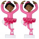 6062A Ballerina Ornament (set of 2)
