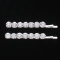 2734A Round Crystal Bobby Pins