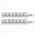 2734A Round Crystal Bobby Pins