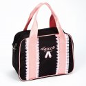 4906Bk Girls Ribbon Dance Bag (Black/Pink)