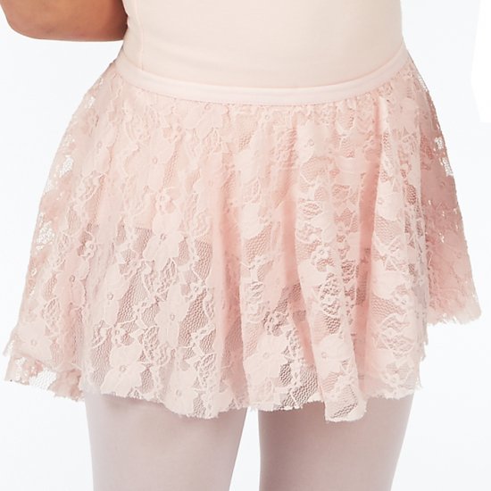 4436 Girls Sweet Lace Tapered Skirt - Click Image to Close