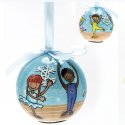6070B Blinking Ballet Ornament (set of 2)
