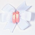 3915 Pinwheel Bow w Ballet Shoes