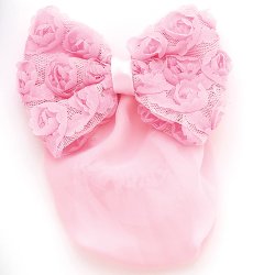 4066 Rosette Bow with Snood
