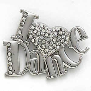 2602 I Love Dance Pin
