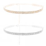 2797 3 Row CZ Choker