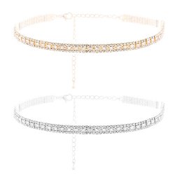 2797 3 Row CZ Choker