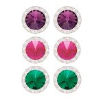 2710C 17mm Clip Performance Earrings (Select Colors)