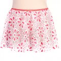 4311PW Girls Pink/White Daisy Pull On Skirt