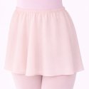 4430Pk Girls Georgette Pull On Skirt (Pink)