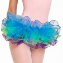 4412Bl Three Color Tutu (Blue/Green/Purple)