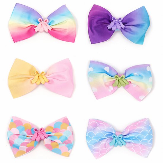3947 Rainbow Bow w Ballet Shoes (Set of 6) - Click Image to Close