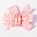 3915 Pinwheel Bow w Ballet Shoes