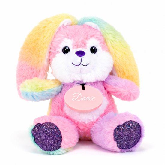6335 Rainbow Lop Eared Bunny - Click Image to Close