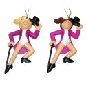 6064 Tap Dancer Ornament (set of 2)