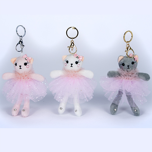 6105 Ballerina Kitten Bag Tags (Set of 3) - Click Image to Close