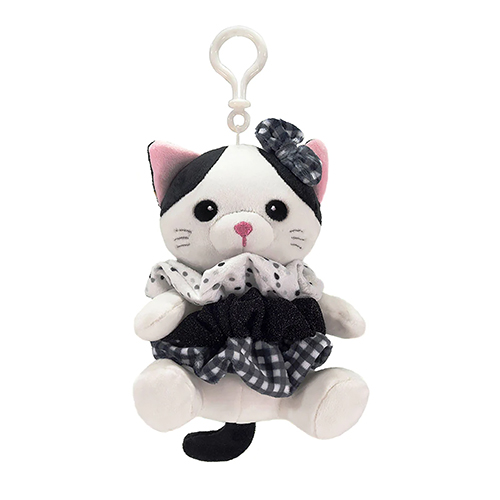 6352 Scrunch Bunch Cat Bag Tag - Click Image to Close