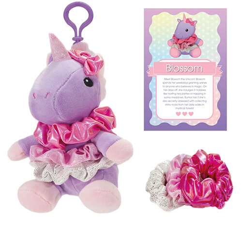 6358 Scrunch Bunch Unicorn Bag Tag - Click Image to Close
