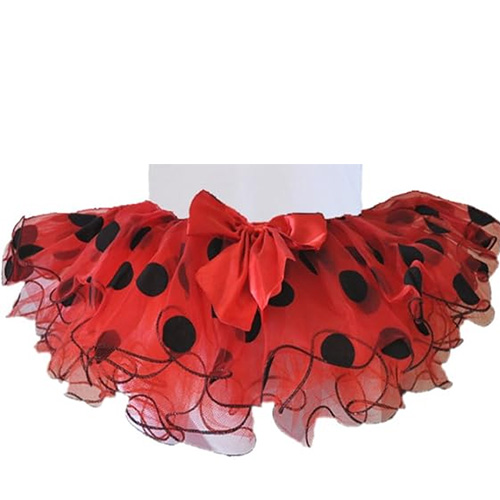 4438Rd Dotted Tutu (Red) - Click Image to Close